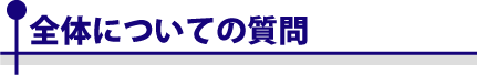 全体についての質問